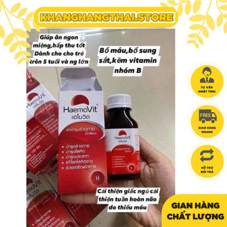 Lọ vitamin giúp trẻ ăn ngon haemovit thái lan