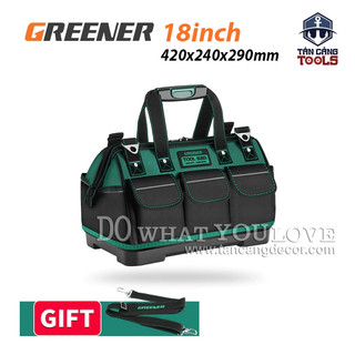 Túi đựng đồ nghề chống thấm nước 18 inches đế chống mòn greener