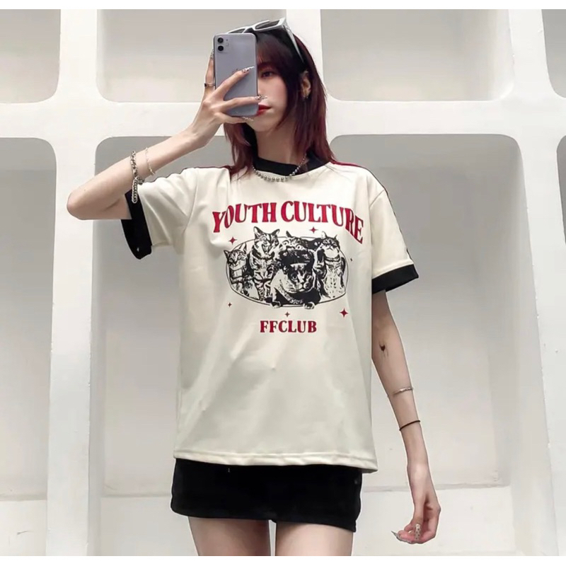 Áo Thun BABY TEE FFCLUB Nữ Đẹp Giá Rẻ Cổ Tròn Đơn Giản Form Ôm chất liệu thun co giãn dáng siêu đẹp Trơn In