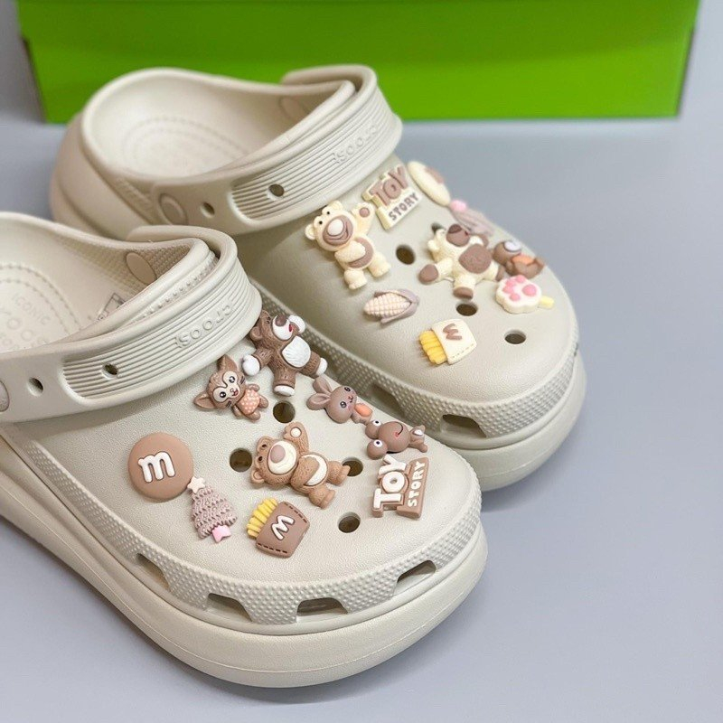 Dép Crocs Crush đế cao hàng chuẩn