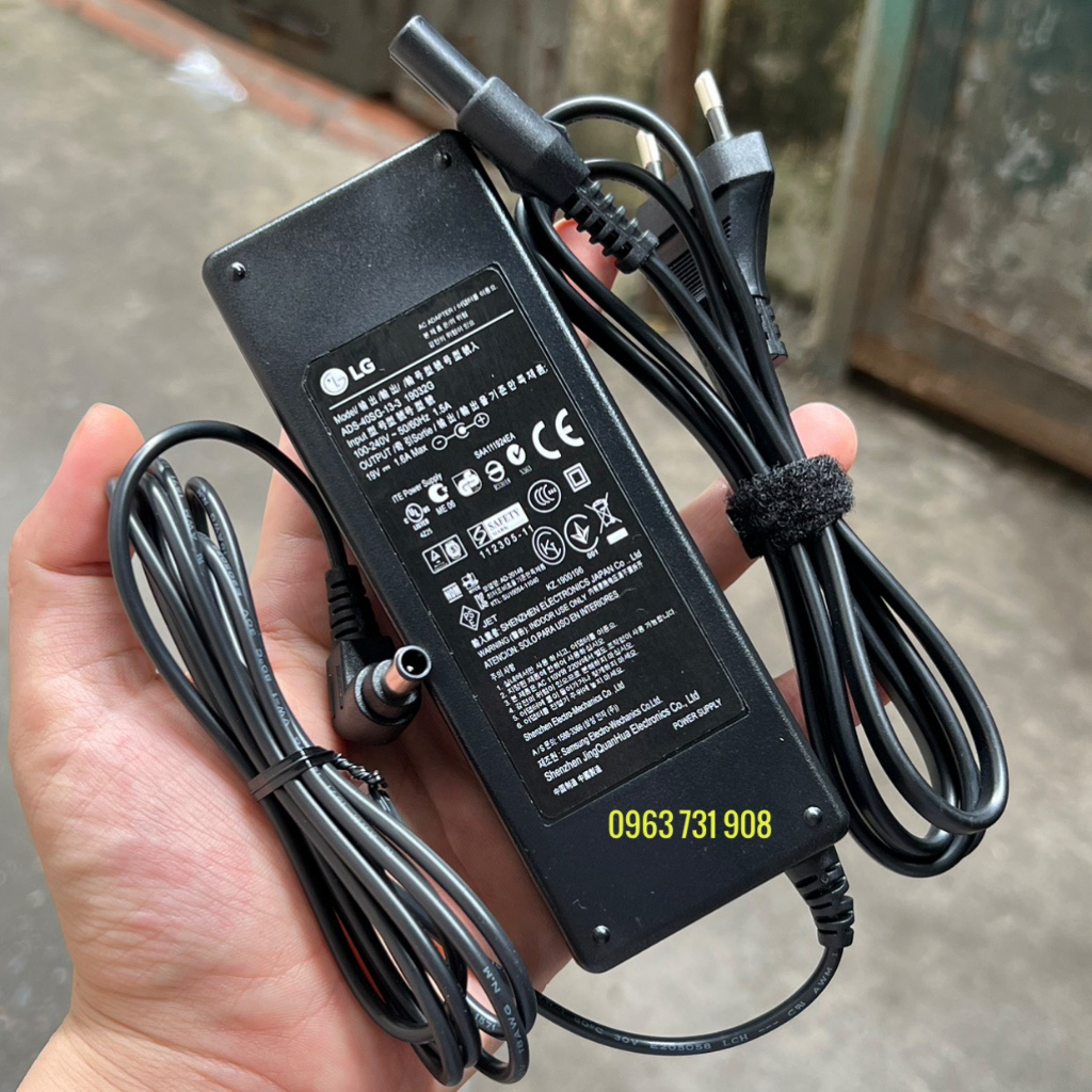 Dây nguồn màn hình LG 19V 1.6A