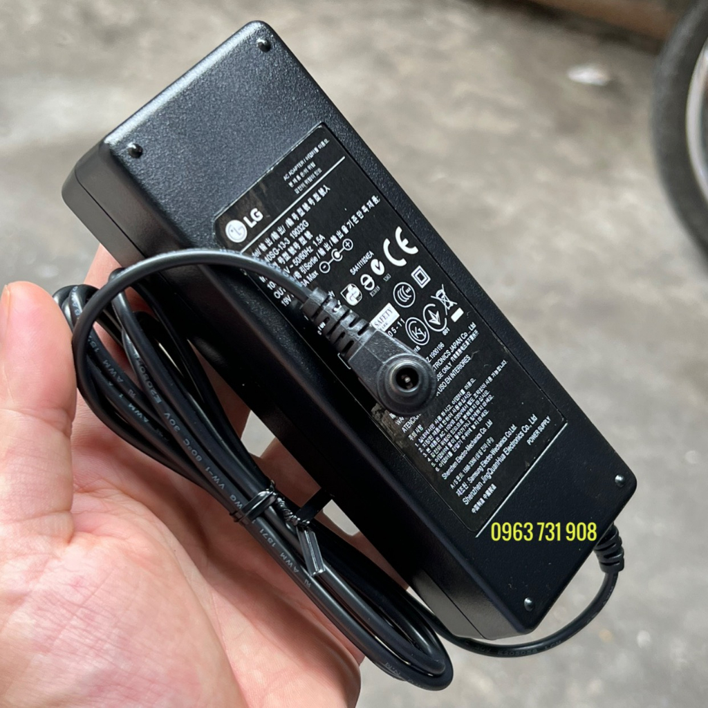 Dây nguồn màn hình LG 19V 1.6A