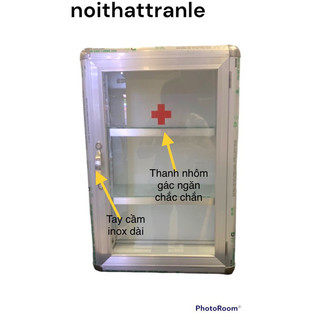 Tủ thuốc y tế treo tường LOẠI LỚN, tủ thuốc y tế gia đình treo tường, tủ nhôm y tế treo tường