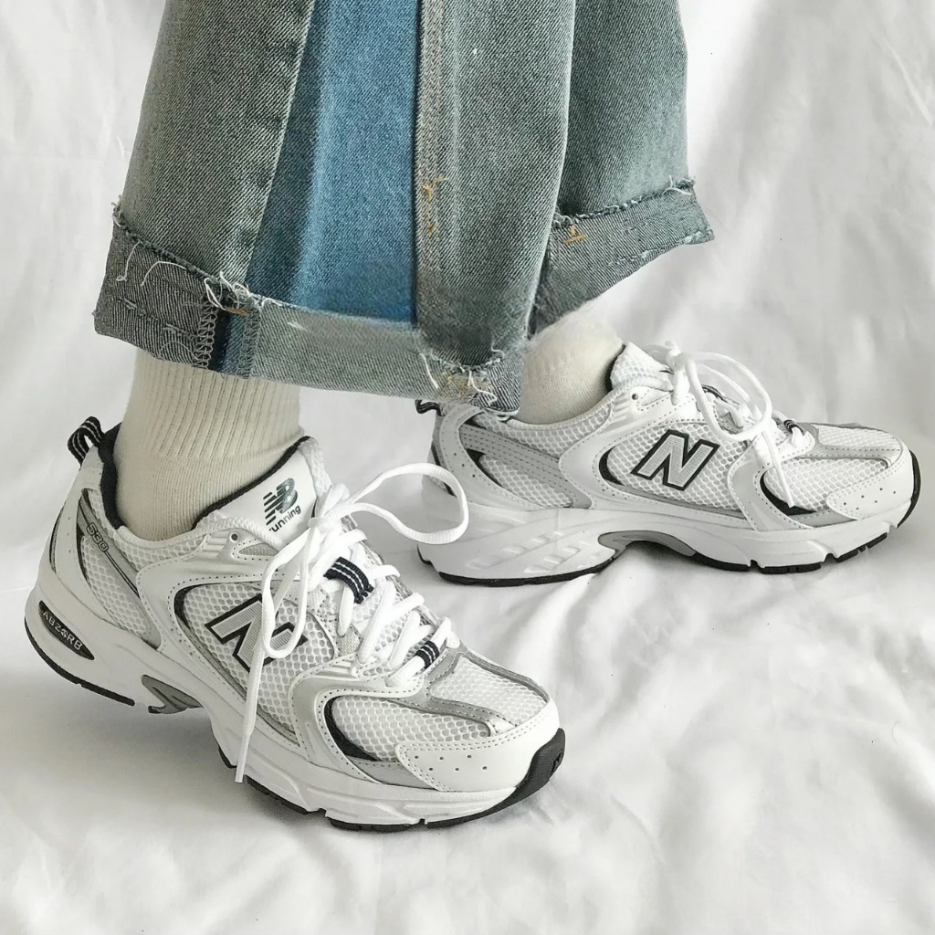 New balance530 white navy giày chính hãng nam&nữ