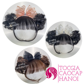 Cài tóc giả nơ cho bé Handmade 100%