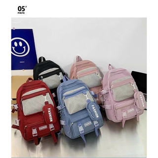Balo đi học 𝐇𝐀̀𝐍𝐆 𝐂𝐀𝐌 𝐊𝐄̂́𝐓 𝐍𝐇𝐔̛ 𝐇𝐈̀𝐍𝐇 balo vải fashion size 30 đựng vừa laptop