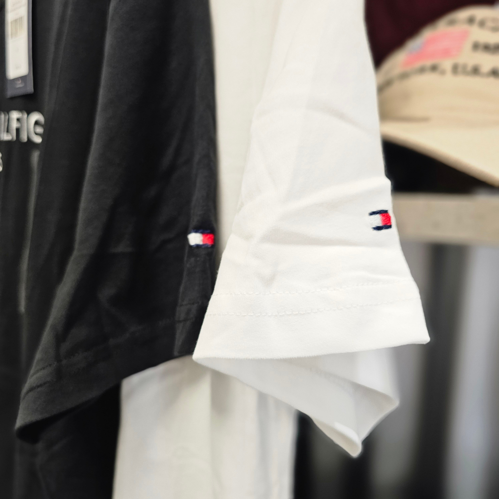 Áo thun nam nữ Tommy Hilfiger Big And Tall Logo T-Shirt Hàng Chính Hãng