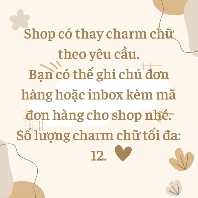 Vòng tay hạt bẹt giả ngọc trai chữ BounPrem