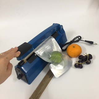 Máy hàn miệng túi nilon đóng gói thực phẩm dập tay - dài 20cm mối hàn 3mm, máy ép túi bóng, máy dập  túi