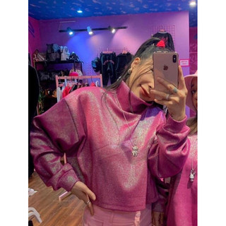 Áo Icy Pink Blink Croptop