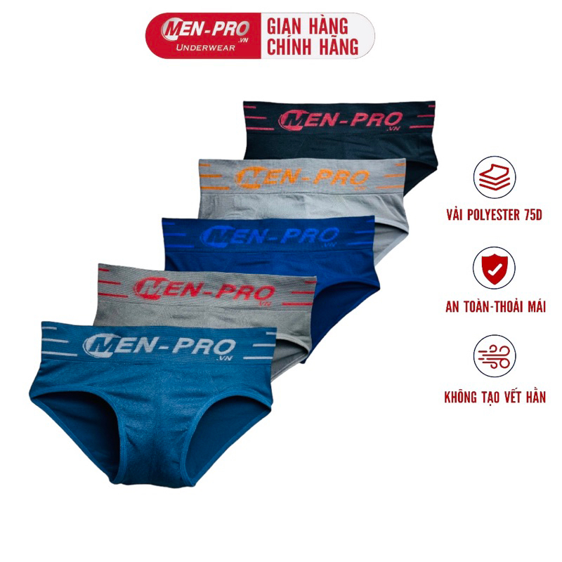 Quần sip nam dệt free size từ 50kg đến 75kg men pro chất mịn co giãn tốt