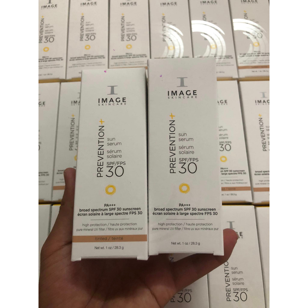 Kem chống nắng Image Prevention+ Sun Serum SPF30 - nâng tone - không màu