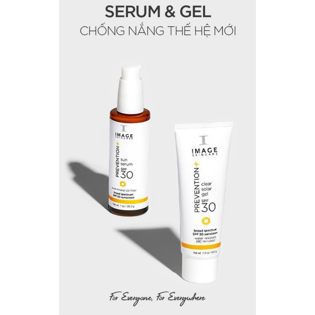 Kem chống nắng Image Prevention+ Sun Serum SPF30 - nâng tone - không màu