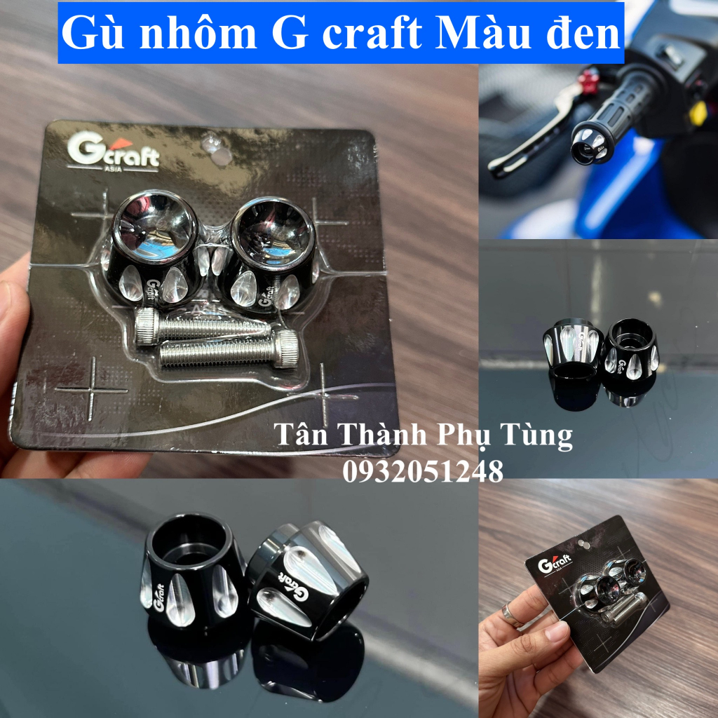 Gù nhôm G Craft Màu đen kèm ốc