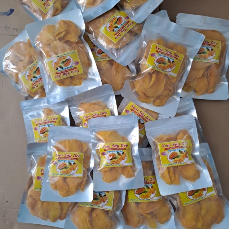 Xoài Sấy Dẻo Muối Ớt Đặc Sản Nha Trang