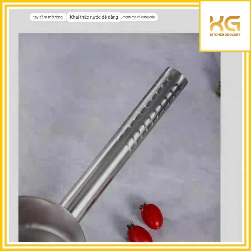 Gáo Múc Nước Lèo, Muôi Múc Nước Lèo Inox 304 Mẫu Số 4