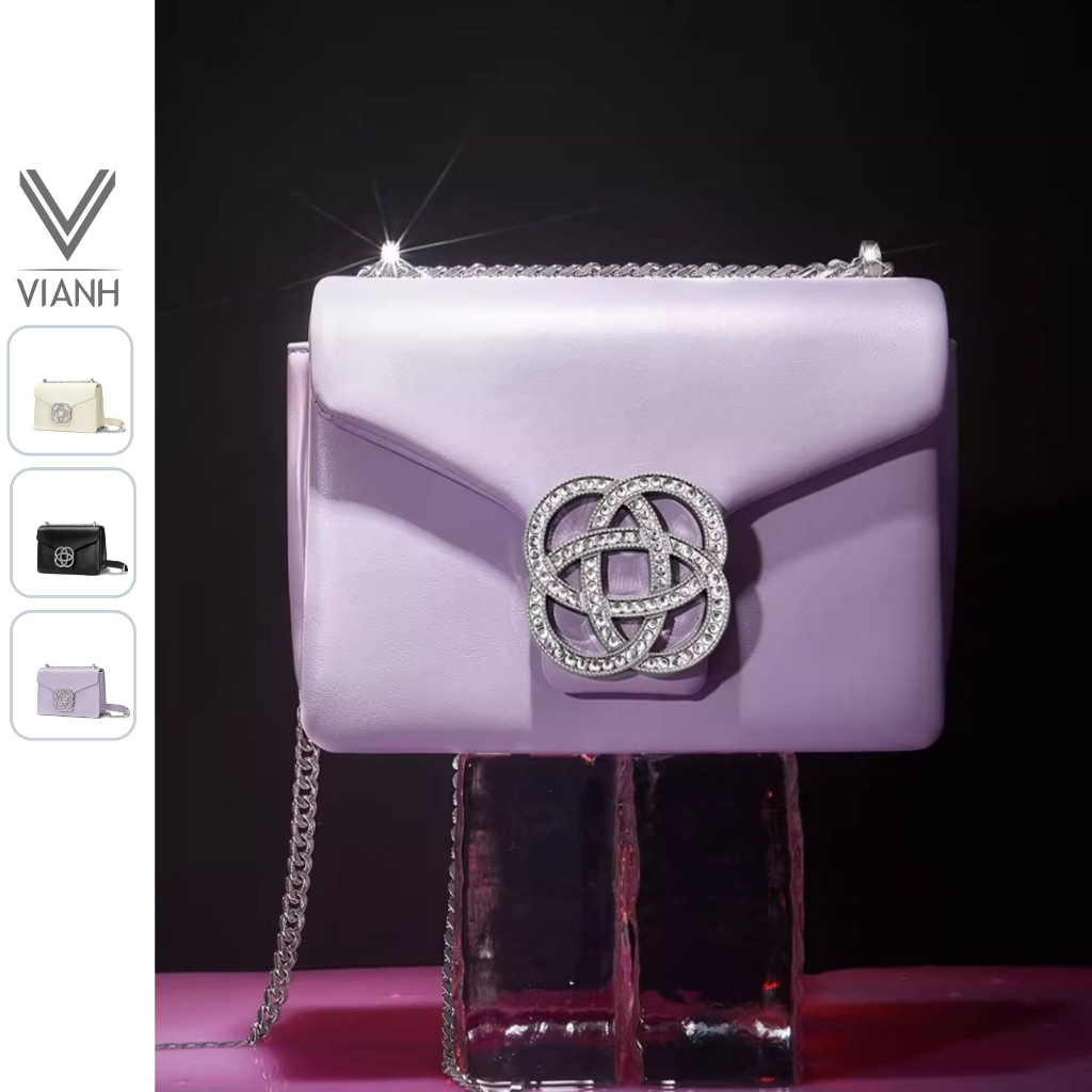 Túi đeo chéo nữ thời trang Just Star ViAnh Store thanh lịch đi làm đi chơi dự tiệc 173021