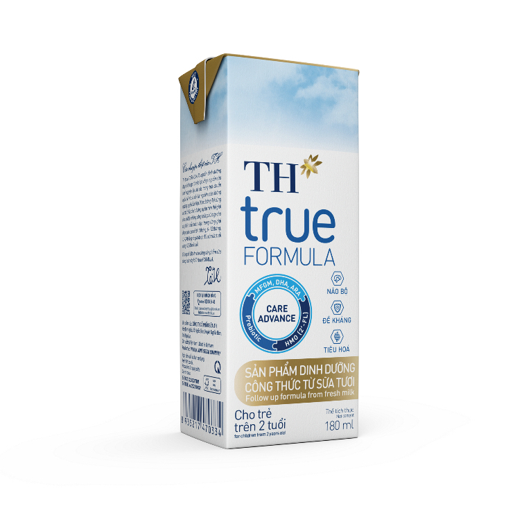 [QUÀ TẶNG]Thùng 24 hộp sữa dinh dưỡng công thức từ sữa tươi cho trẻ trên 2 tuổi THtrue Formula 180ml