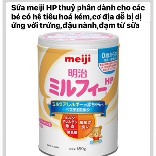 Sữa meiji hp mirufi cho bé dị ứng đạm bò lon 850g nhật bản