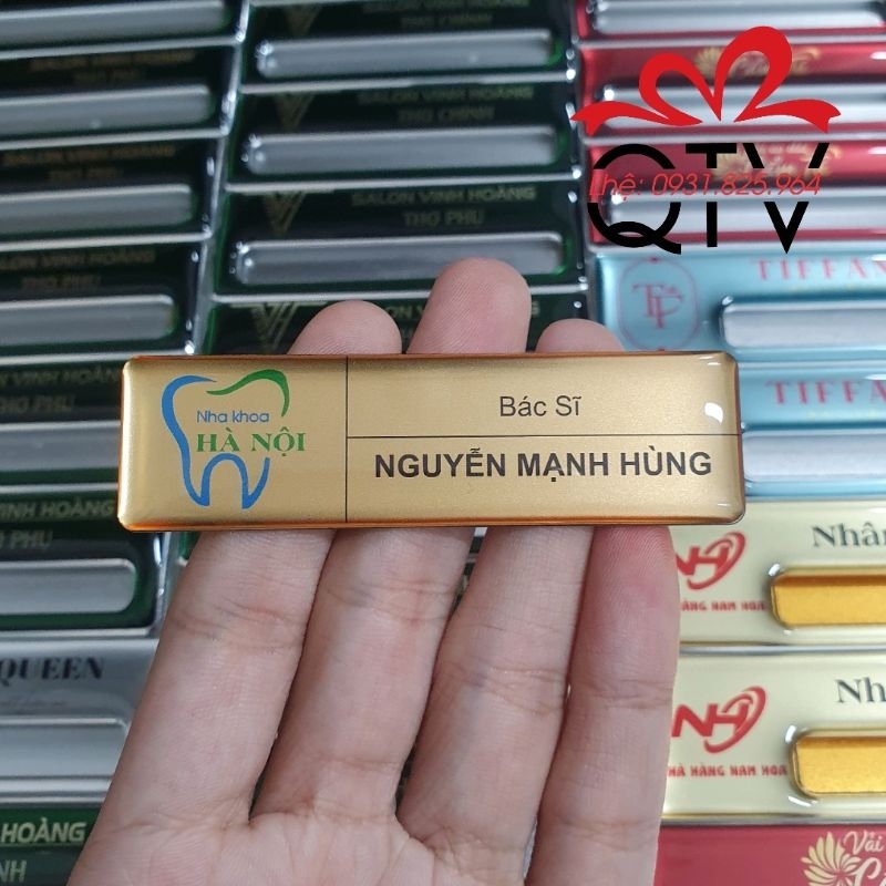 Bảng Tên Nha Khoa - In tên cố định theo yêu cầu