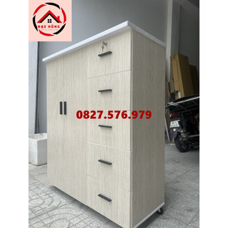 Tủ trẻ em 2 cánh 5 ngăn