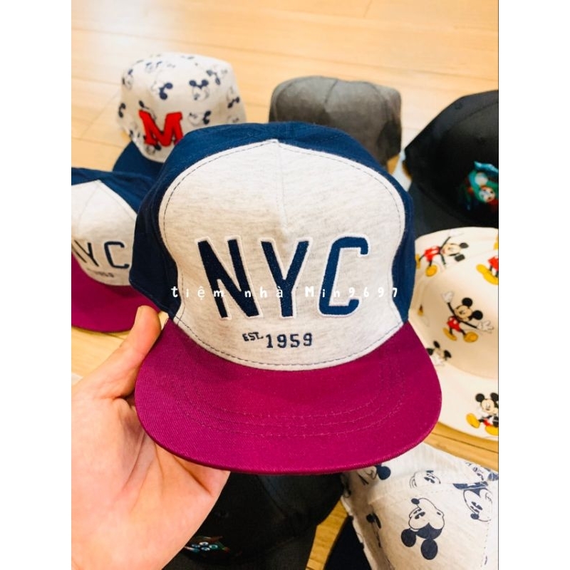 Mũ bé trai- Hàng xuất dư - Mũ trẻ em size 6m-2y