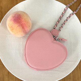 Túi đeo chéo nữ mini hình trái tim da PU