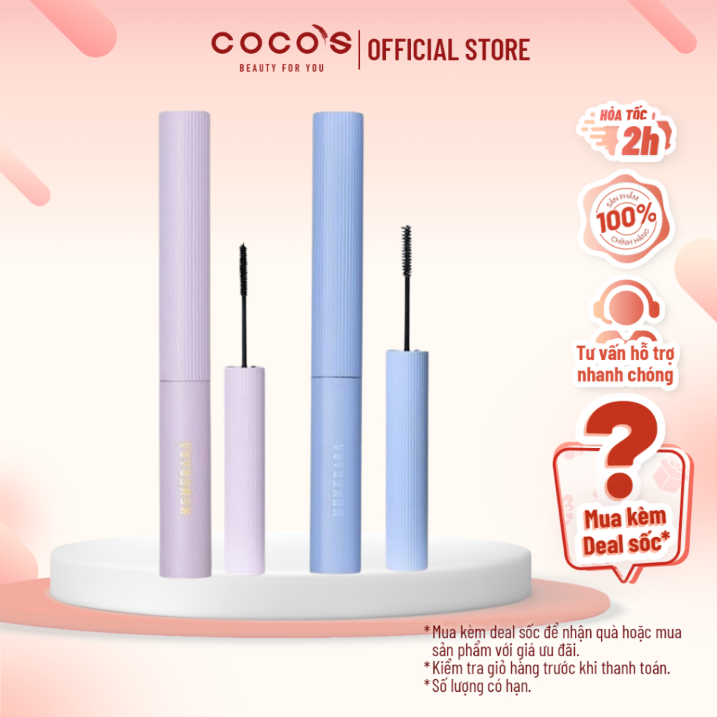 Chuốt Mi Mascara Memeraba Thick Fiber Double Length