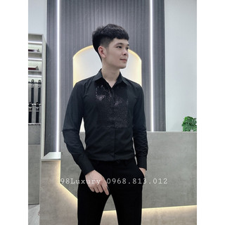 Áo Sơ Mi Thiết Kế Phối Kim Sa