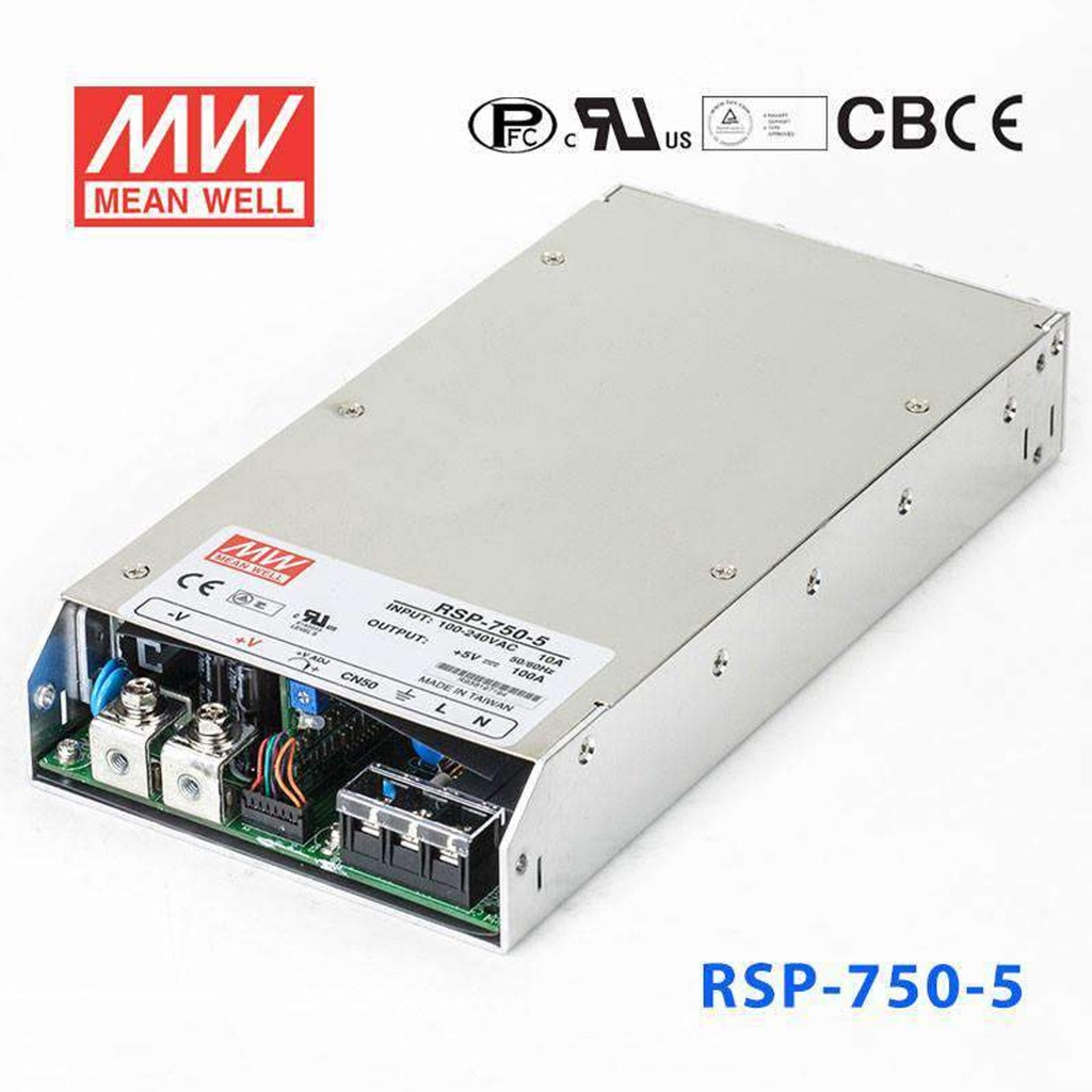 BỘ NGUỒN MEANWELL RSP-750-5, RSP-750-12, RSP-750-15, RSP-750-24, RSP-750-27, RSP-750-48