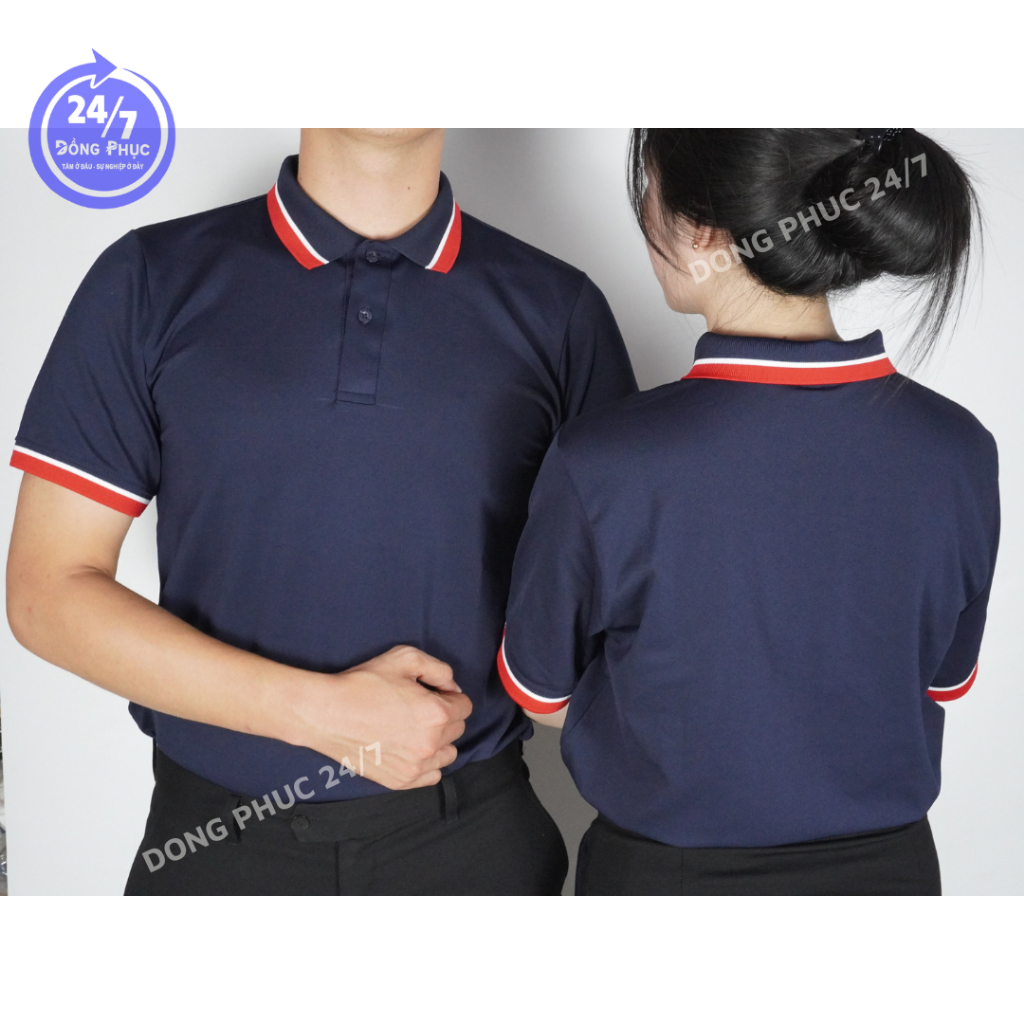 Áo polo đơn giản dành cho nhóm, cá nhân,...In ấn theo yêu cầu