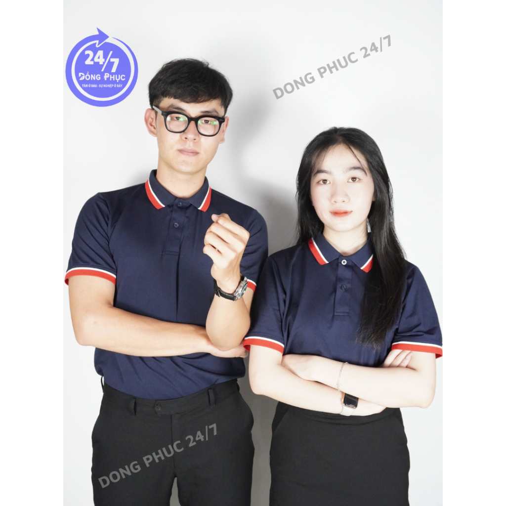 Áo polo đơn giản dành cho nhóm, cá nhân,...In ấn theo yêu cầu