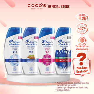 Dầu gội & xả 2in1 head&shoulders mỹ nhiều mùi hương 650/700ml