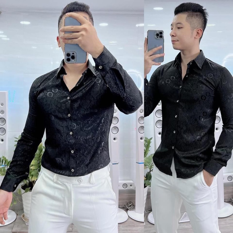 Sơmi Lụa Gấm nhiều màu