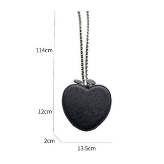 Túi đeo chéo nữ mini hình trái tim da PU