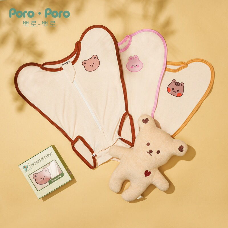 Sỉ 10 nhộng chũn hở chân sợi tre Pororo