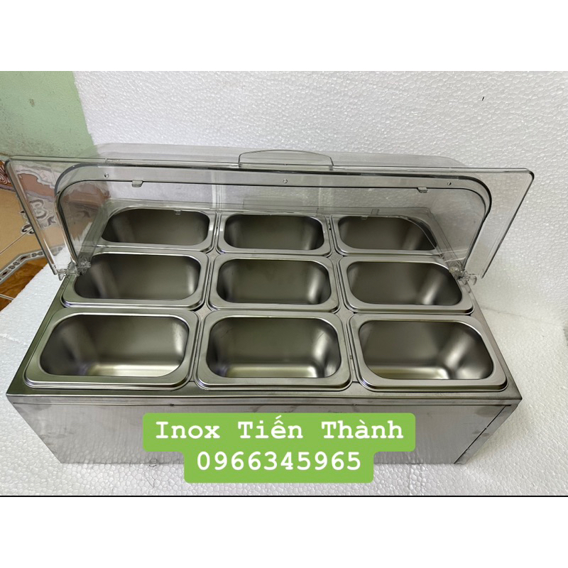 (RẺ VÔ ĐỊCH)Thùng giữ lạnh topping chuẩn 3 lớp