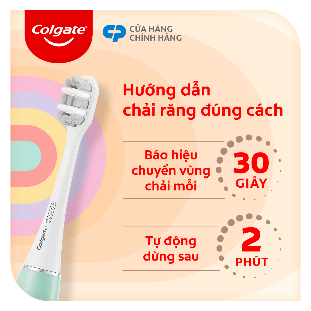 Bàn chải điện Colgate PULSE công nghệ sóng âm, sạch mảng bám, pin 60 ngày