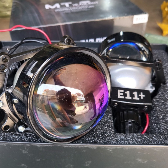 Đèn Bi Cầu 3.0 E11 + 75W/12.24V/DC Pha Màn Chập Cắt Sáng Chống Chói