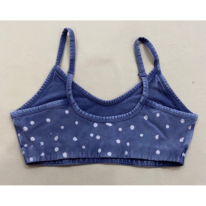 Áo bra thun cotton woat loang dây liền - Thanh lý vnxk