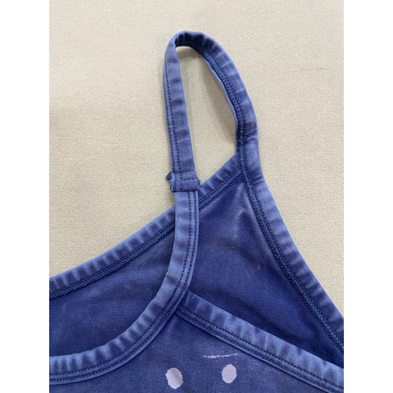 Áo bra thun cotton woat loang dây liền - Thanh lý vnxk