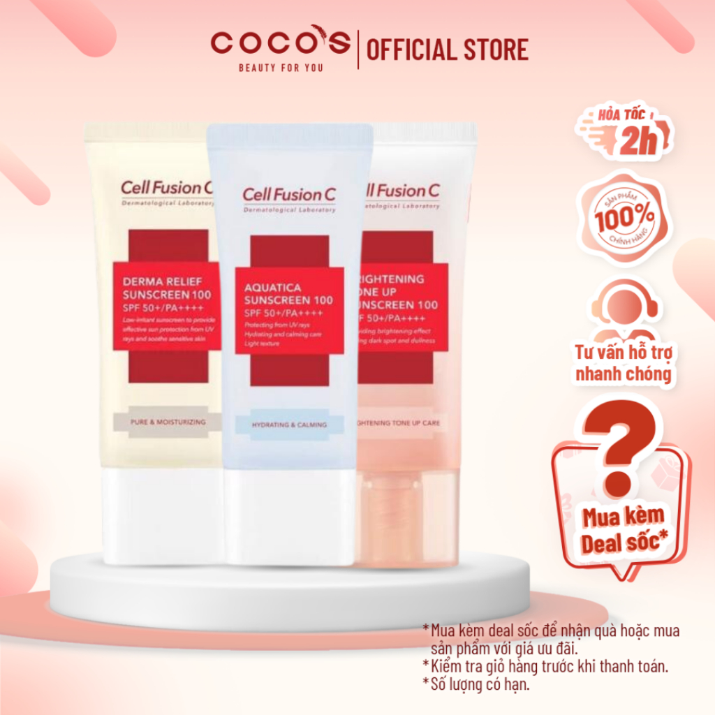 Kem chống nắng Cell Fusion C Sunscreen 100 SPF 50+/PA++++ 50ml