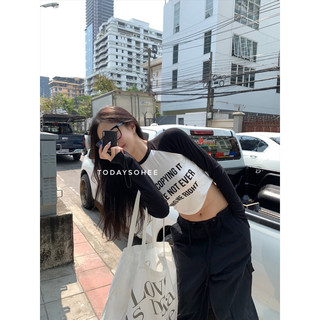 Croptop raglan