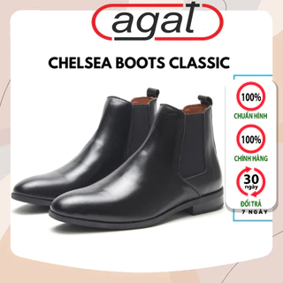 Giày boots nam Chelsea Boots Classic đế khâu-CB548N- agatcom.vn