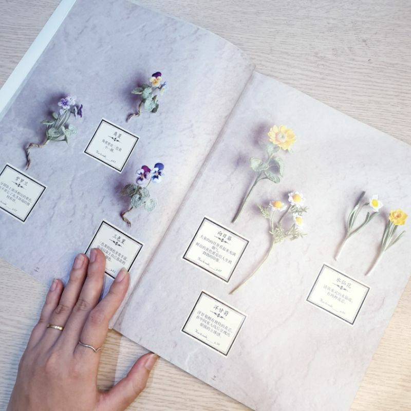 Sách hướng dẫn móc hoa mini chi tiết | crochet book | flower | Hà Mi Handmade