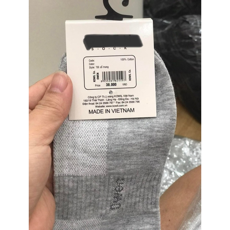 Tất owen dư xịn full tag mác
