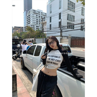 [Hàng có sẵn] Croptop raglan