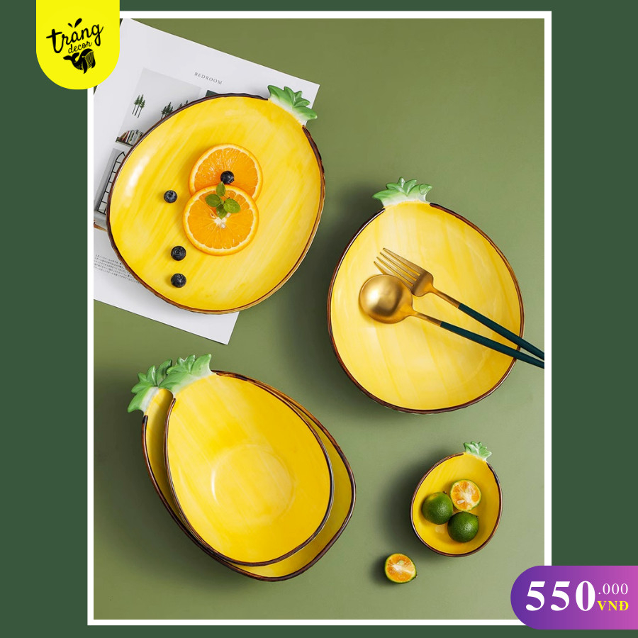 BÁT ĐĨA QUẢ DỨA