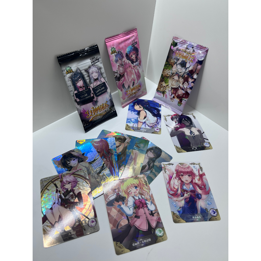 Thẻ nhân phẩm nữ Anime Waifu Pack Card hiệu ứng đẹp, mua 10 tặng 1