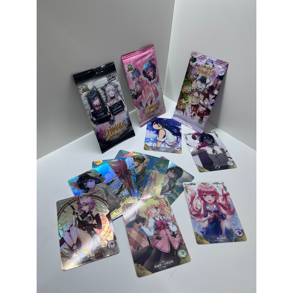 Thẻ nhân phẩm nữ Anime Waifu Pack Card hiệu ứng đẹp, mua 10 tặng 1